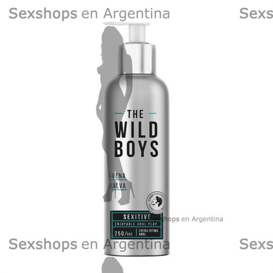 Lubricante anal con avena y malva The Wild Boys 250Gr.